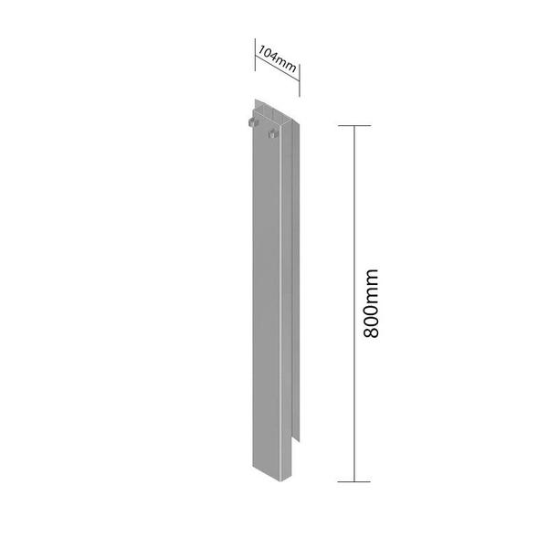 Imagem de Fueiro Lateral Inferior Antigo 800 X 104 Mm Carreta Caminhão