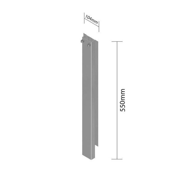 Imagem de Fueiro Lateral Inferior Tecno 5 550 X 104 Mm Carreta