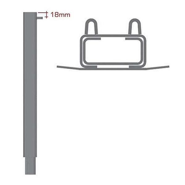 Imagem de Fueiro Lateral Superior Facchini Carreta 124x700mm