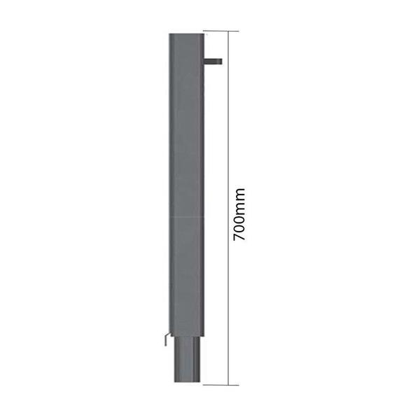 Imagem de Fueiro Lateral Superior Guerra Modelo Chapa Reta 700mm