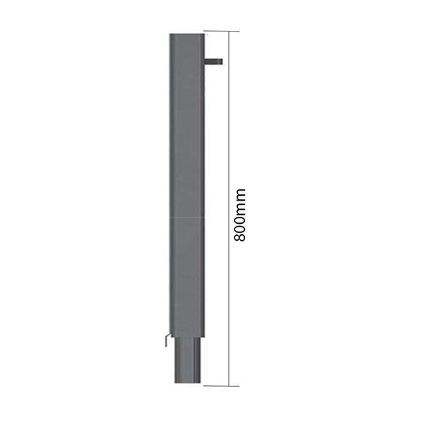 Imagem de Fueiro Lateral Superior Guerra Modelo Chapa Reta 800mm