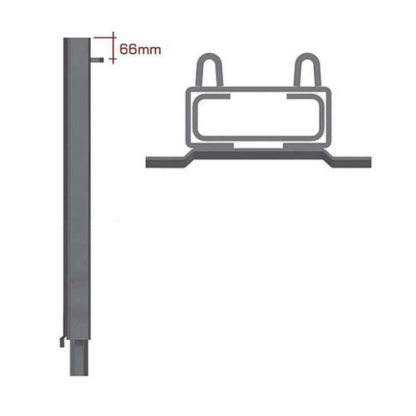 Imagem de Fueiro Lateral Superior Modelo Chapa Guerra C/Friso 1100mm