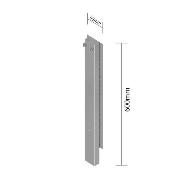 Imagem de Fueiro Modelo Antigo Lateral Inferior 600x95 Mm Carreta