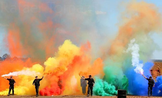 Imagem de Fumaça Colorida 20mm Efeito ensaio fotográfio Torcedor