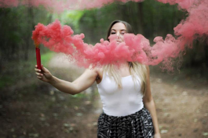 Imagem de Fumaça Colorida 20mm Efeito ensaio fotográfio Torcedor