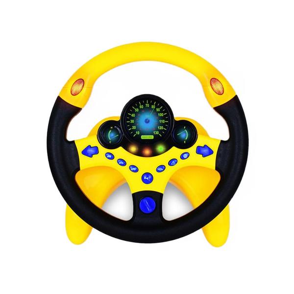 Imagem de Fun Kids Volante Brinquedo com simulação de luz Conduzindo música sonora engraçada Educação Bebê Eletrônico Viagem Presente