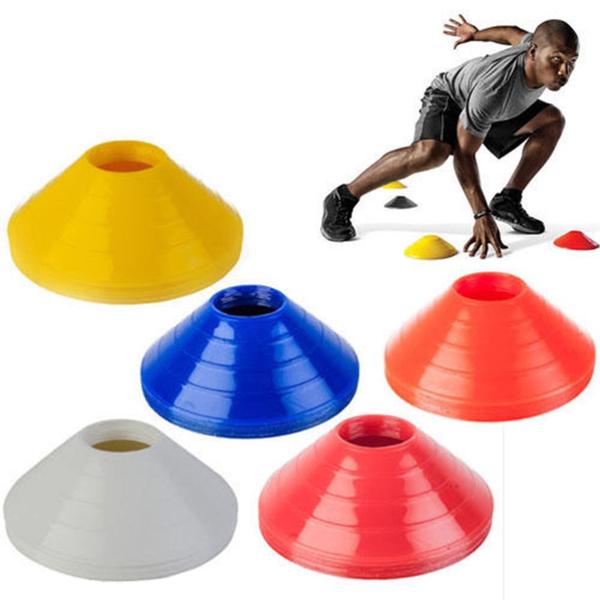 Imagem de Funcional Treino 10 Pratos Chapéus + 10 Cones C/ 3 Barreiras