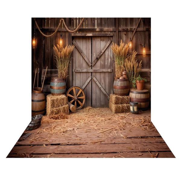 Fundo Fotográfico Cenário Celeiro Tecido 2,20M X 1,50M F1052 - Prime Decor Festas Imagem de Fundo Fotográfico Cenário Celeiro Tecido 2,20M X 1,50M F1052