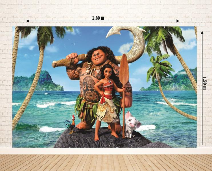 Imagem de Fundo Fotográfico Em Tecido Moana 2,60X1,50.