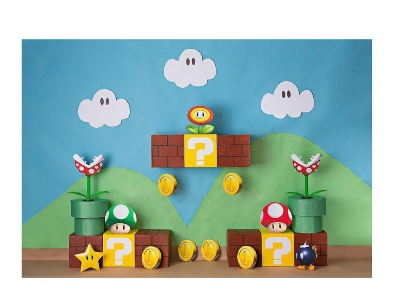 Fundo Fotográfico Newborn Mario 3,0X2,5 Ffg-242 - Felicitá Imagem de Fundo Fotográfico Newborn Mario 3,0X2,5 Ffg-242