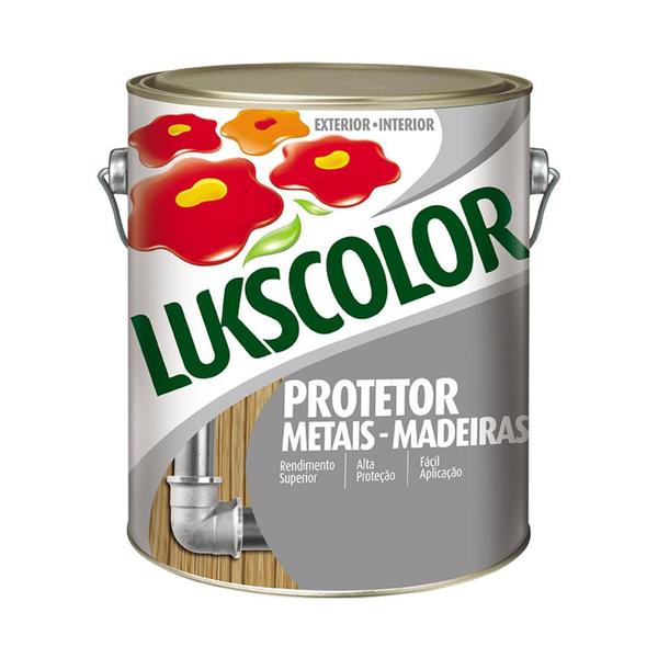 Imagem de Fundo Nivel Madeira Metal Lukscolor Branco 3,6L