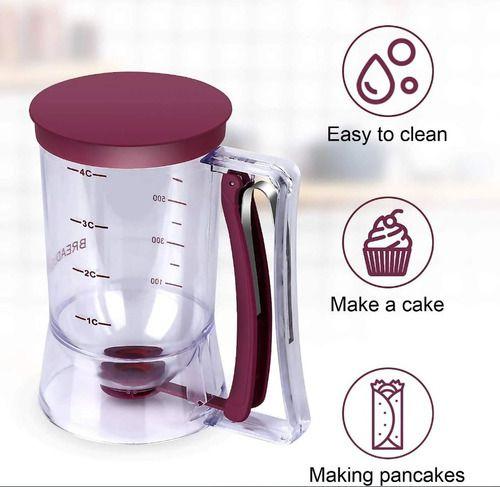 Imagem de Funil Dispenser Massas Dosador Cupcake Panqueca Waffle 900ml