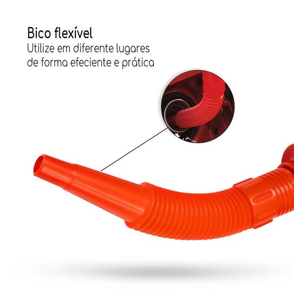 Imagem de Funil Plastico Bico Grande Para Combustivel Veiculo Oleo