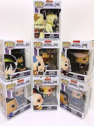 Imagem de Funko Avatar Last Airbender 7pc 3.75" Pop Figure Set - Katara - Aang - Iroh - Sokka - Zuko - Toph & Appa