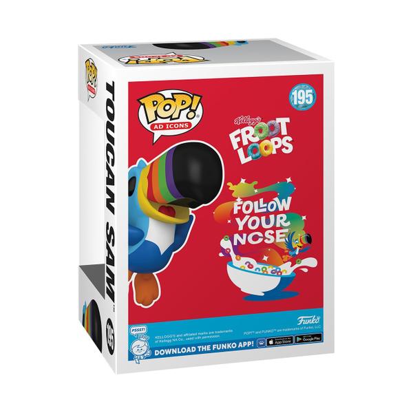 Imagem de Funko Pop! Ad Icons: Kellogg's Froot Loops - Toucan Sam Flocked, Exclusivo Amazon