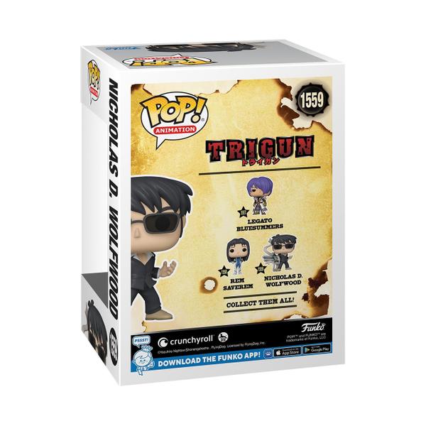 Imagem de Funko Pop! Animation: Trigun - Nicholas D. Wolfwood com Punisher