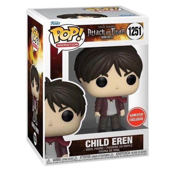 Imagem de Funko Pop Attack on Titan 1251 Child Eren Exclusive