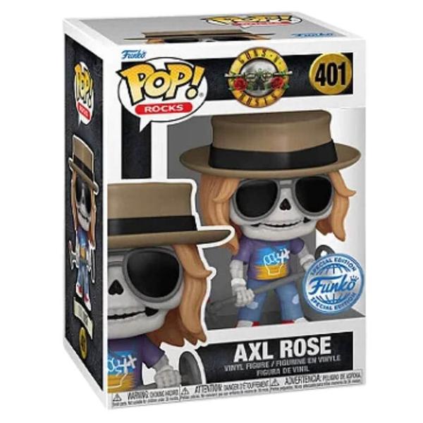 Imagem de Funko Pop Axl Rose Skeleton 401 Guns n' Roses Exclusive