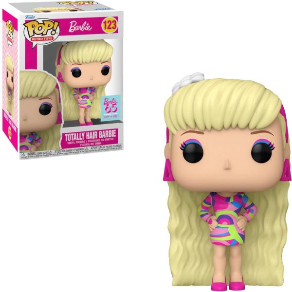 Imagem de Funko Pop Barbie Totally Hair 123 Pop! Barbie 65th