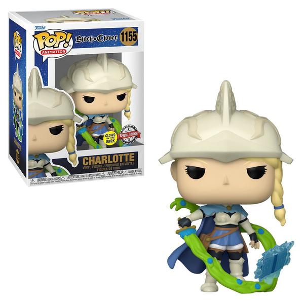 Imagem de Funko pop black clover ex. charlotte -glow in the dark 1155