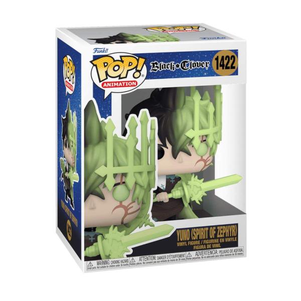 Imagem de Funko Pop Black Clover - Yuno Com Espirito De Zephyr 1422