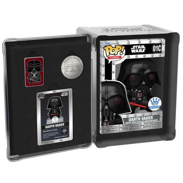 Imagem de Funko Pop! Classics Star Wars Darth Vader 01C Edição Limitada 10000 Peças