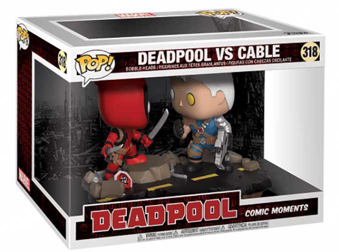 Imagem de Funko Pop Comic Moments Deadpool Vs Cable   318