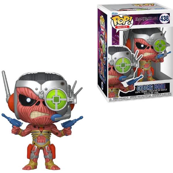 Imagem de Funko Pop Cyborg Eddie 438 Pop! Rocks Iron Maiden