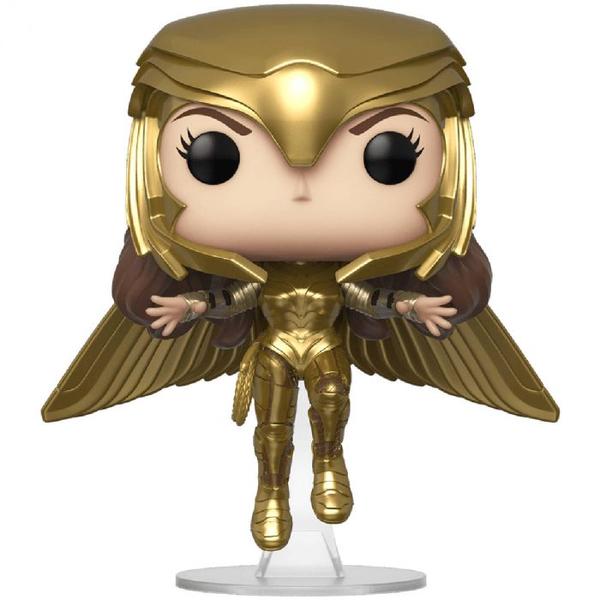 Funko POP! DC - Mulher Maravilha 1984: Mulher Maravilha Voando com Armadura Dourada 324 Imagem de Funko POP! DC - Mulher Maravilha 1984: Mulher Maravilha Voando com Armadura Dourada 324