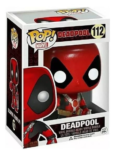 Imagem de Funko Pop Deadpool Thumb Up 112 Com Arma Movies Original !