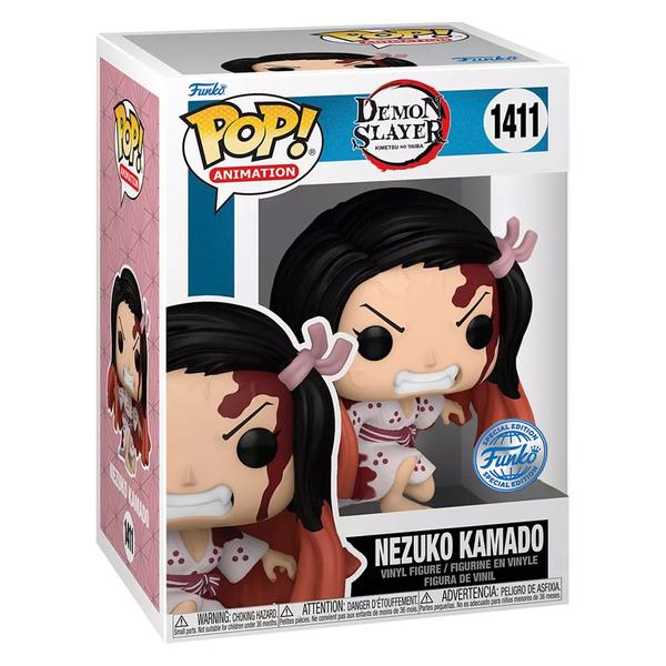 Imagem de Funko pop demon slayer nezuko kamado kneeling *ex* 1411