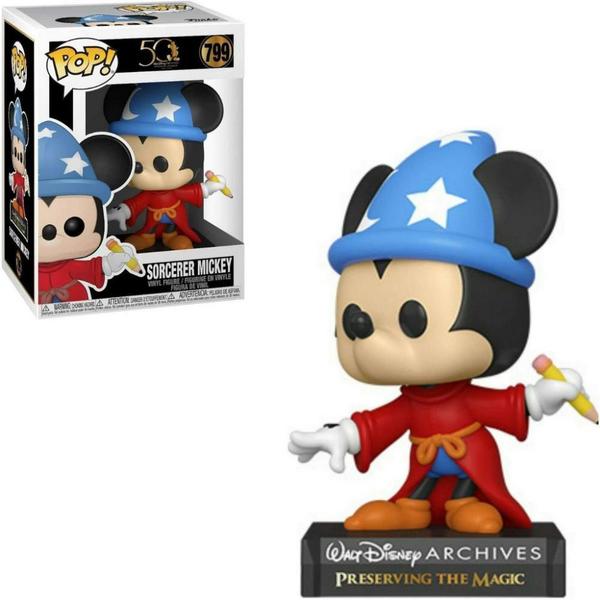 Imagem de Funko Pop Disney 799 Sorcerer Mickey Limited