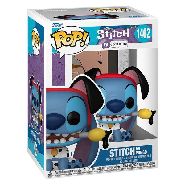 Imagem de Funko Pop! Disney Lilo & Stitch In Costume Stitch As Pongo 1462