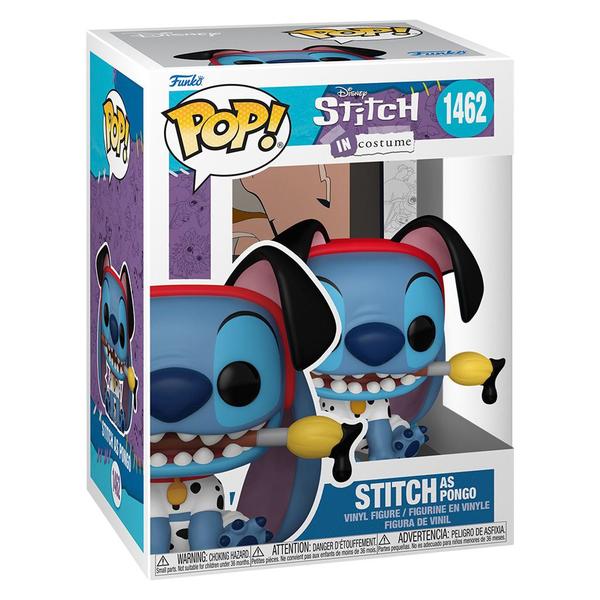 Imagem de Funko Pop! Disney Stitch In Costume Stitch As Pongo 1462