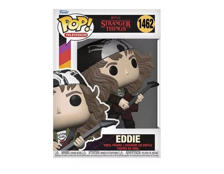 Imagem de Funko Pop! Eddie Com Guitarra 1462 Stranger Things Season 4