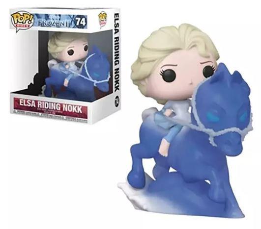 Imagem de Funko Pop Elsa Frozen 2 Disney Riding Nokk 74 Coleção Grande