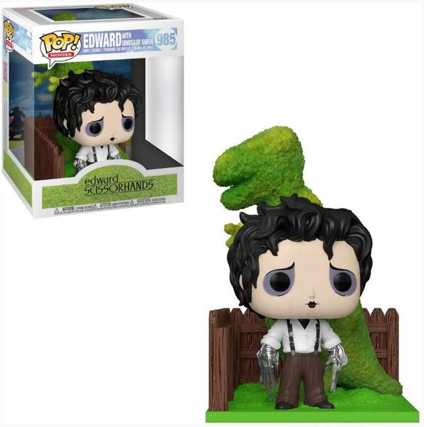 Imagem de Funko Pop Filmes 985 "Edward Mãos de Tesoura Com Arbusto Dinossauro"