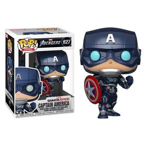 Funko Pop Games: Marvel Avengers - Captain America 627 Imagem de Funko Pop Games: Marvel Avengers - Captain America 627