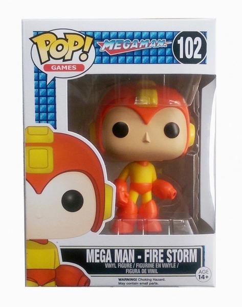 Imagem de Funko Pop Games Mega Man Fire Storm Exclusive Variant Vinyl Figure