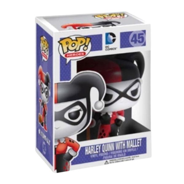 Imagem de Funko Pop Harley Quinn w/ Mallet (Arlequina) 45 DC Comics