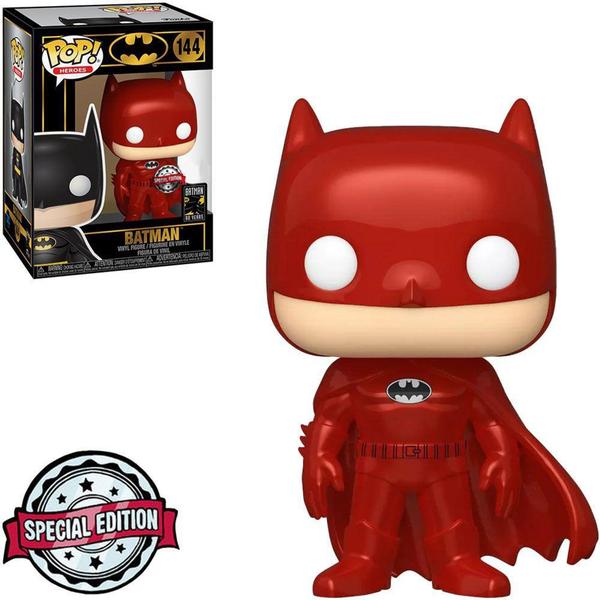 Imagem de Funko pop heroes batman 80 years exclusive - batman red (metallic) 144