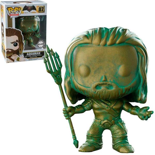 Imagem de Funko Pop! Heroes: Batman vs Superman - Aquaman 87 Patina