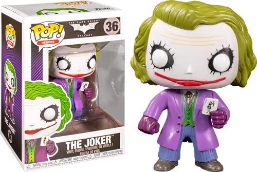 Imagem de Funko POP! Heroes: DC Comics Batman: O Filme do Cavaleiro das Trevas - O Coringa 36 Figura em Vinil (Empacotado com Caixa Pop Box Protector Case)