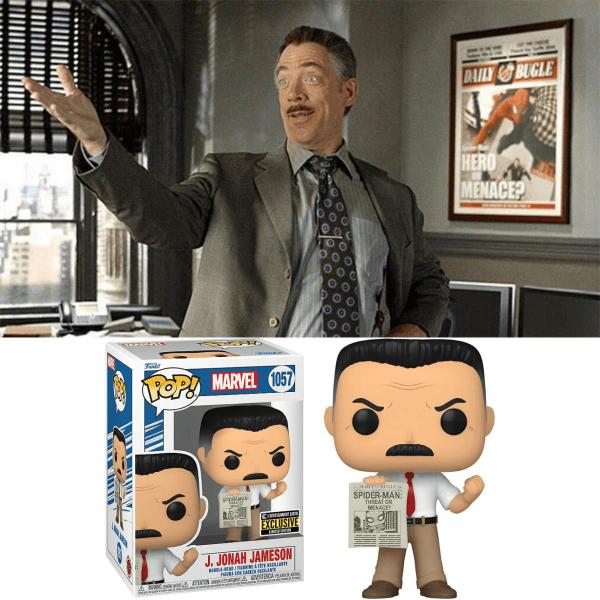 Imagem de Funko Pop J. Jonah James 1057 Spider-Man EE Exclusive