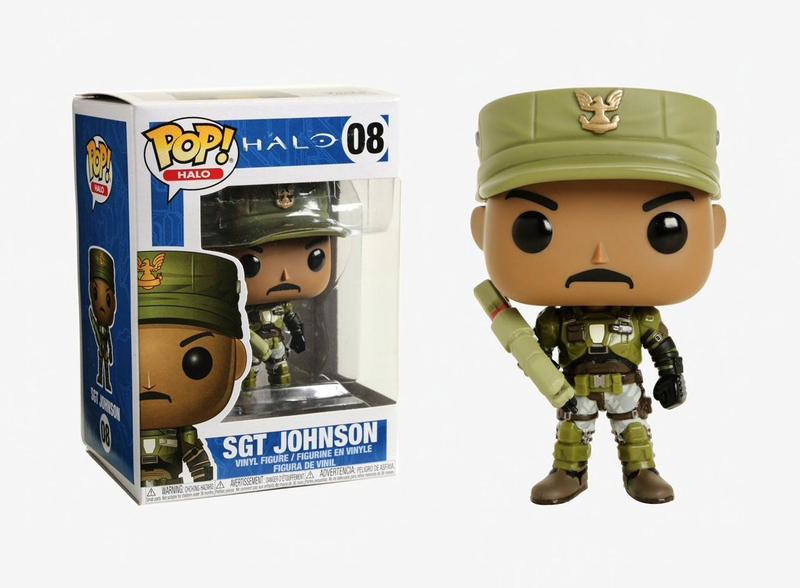 Imagem de Funko POP! Jogos: Halo Sergeant Johnson (Styles May Vary) Figura Colecionável, Multicolor