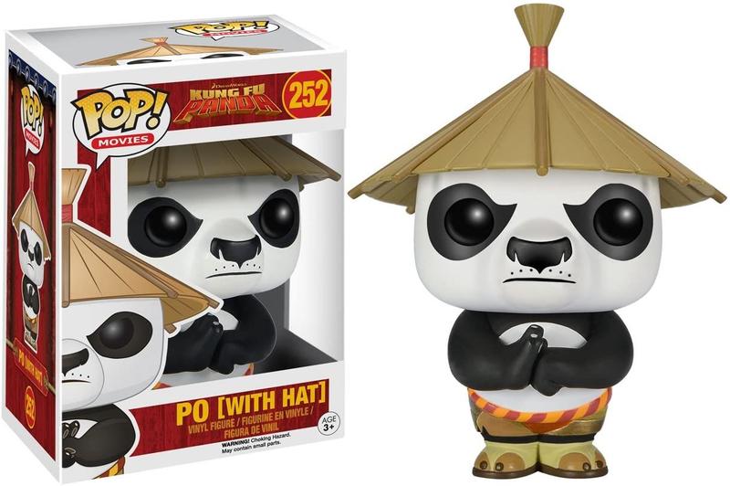 Imagem de Funko POP Kung Fu Panda - Po com Hat, Multicolor, 3,75"