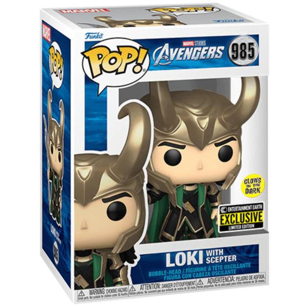 Imagem de Funko Pop Loki GITD 985 Marvel Avengers EE Exclusive