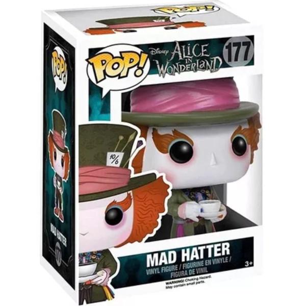 Imagem de Funko Pop Mad Hatter 177 Pop! Disney Alice in Wonderland