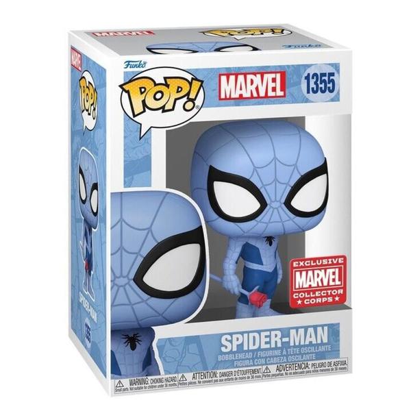 Imagem de Funko Pop Marvel 1355 Spider-Man Blue Valentines Exclusive