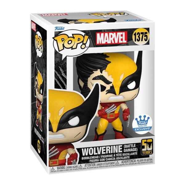 Imagem de Funko Pop Marvel 1375 Wolverine Battle Damage Exclusive